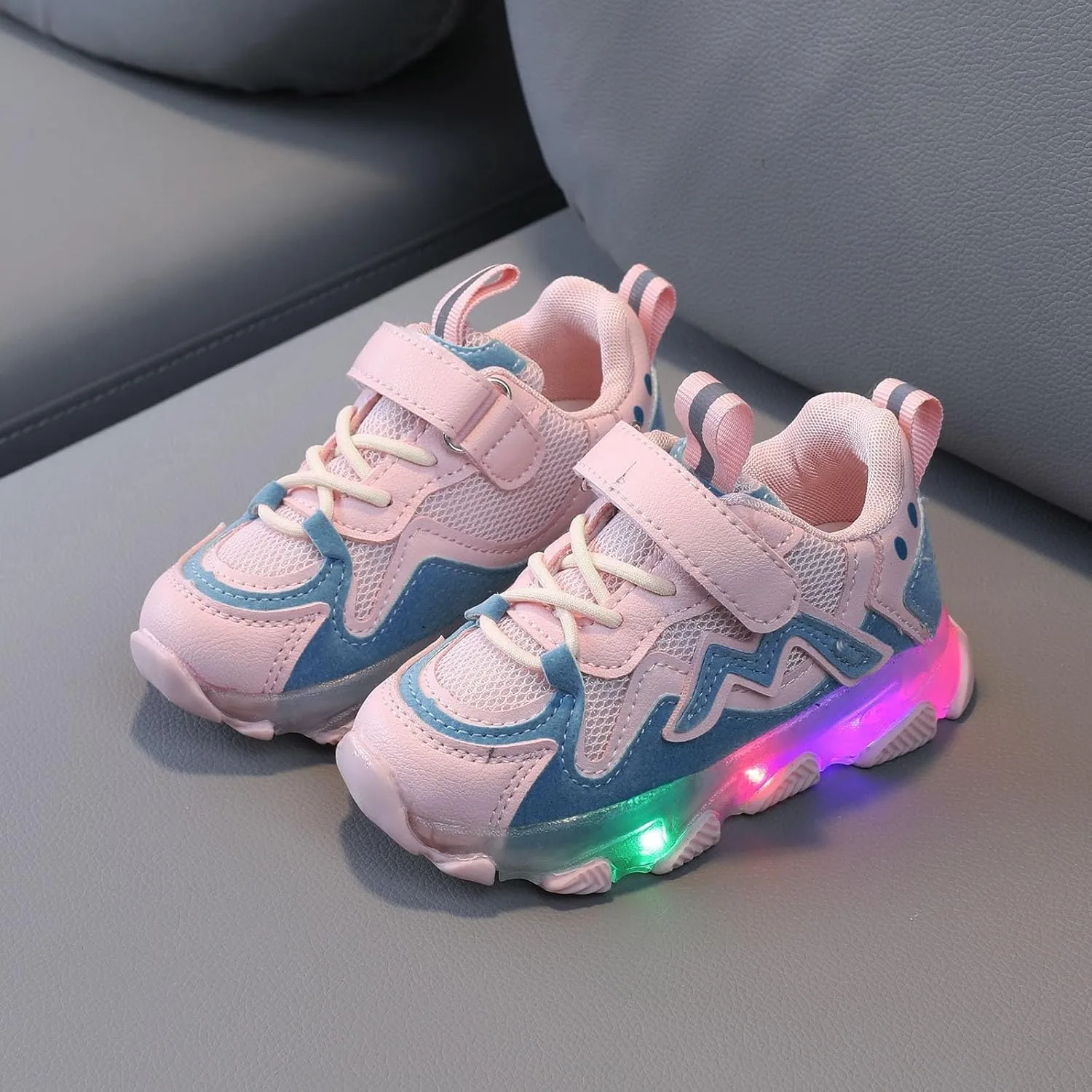 Baby Boy Basketball Light Led Kids Mesh Luminous Sport Baby Running Children Girls Shoes Baby Boy Sports Shoes