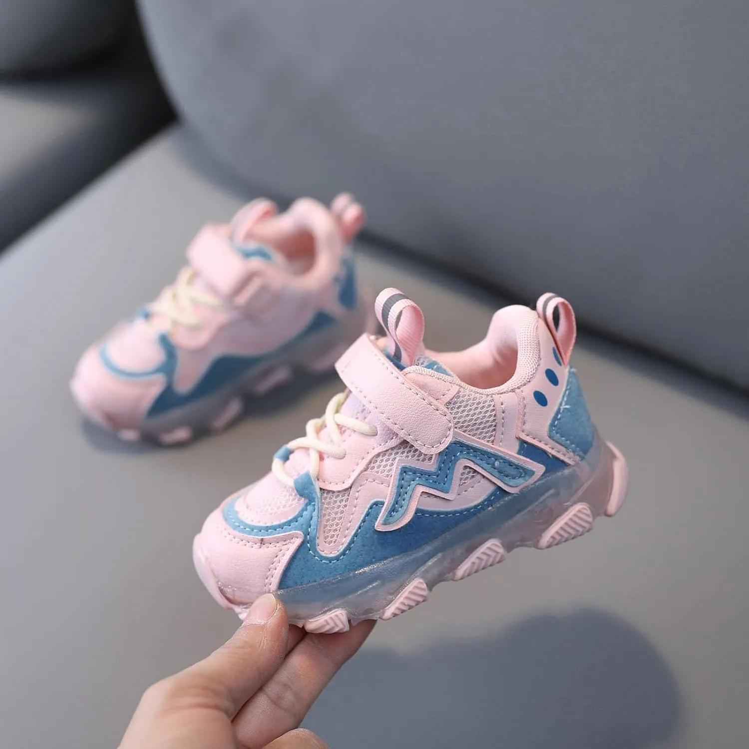 Baby Boy Basketball Light Led Kids Mesh Luminous Sport Baby Running Children Girls Shoes Baby Boy Sports Shoes