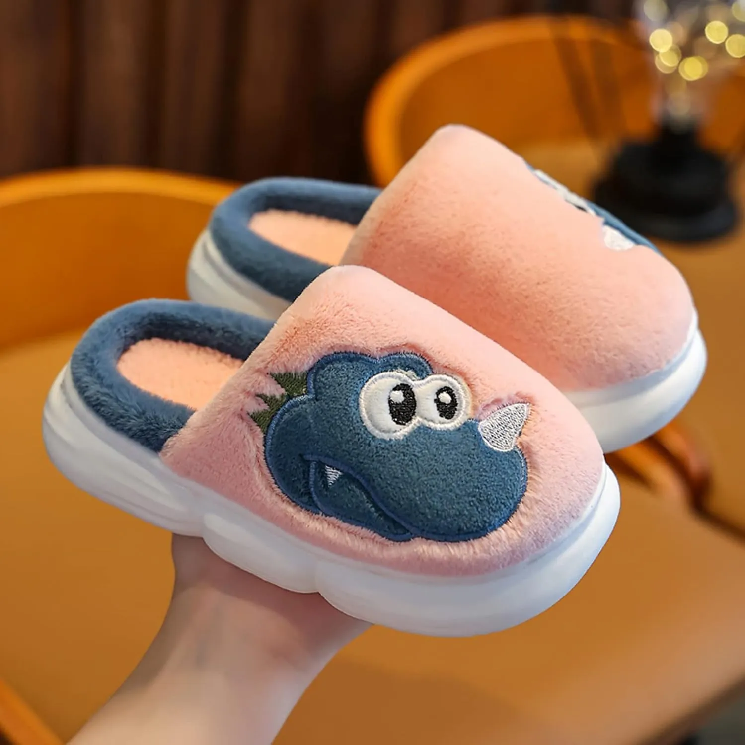 Baby Boy Slippers 24 Months Children Cotton Slippers Boys Girls Autumn Winter Warm Wool Slippers Sandals Toddler 11
