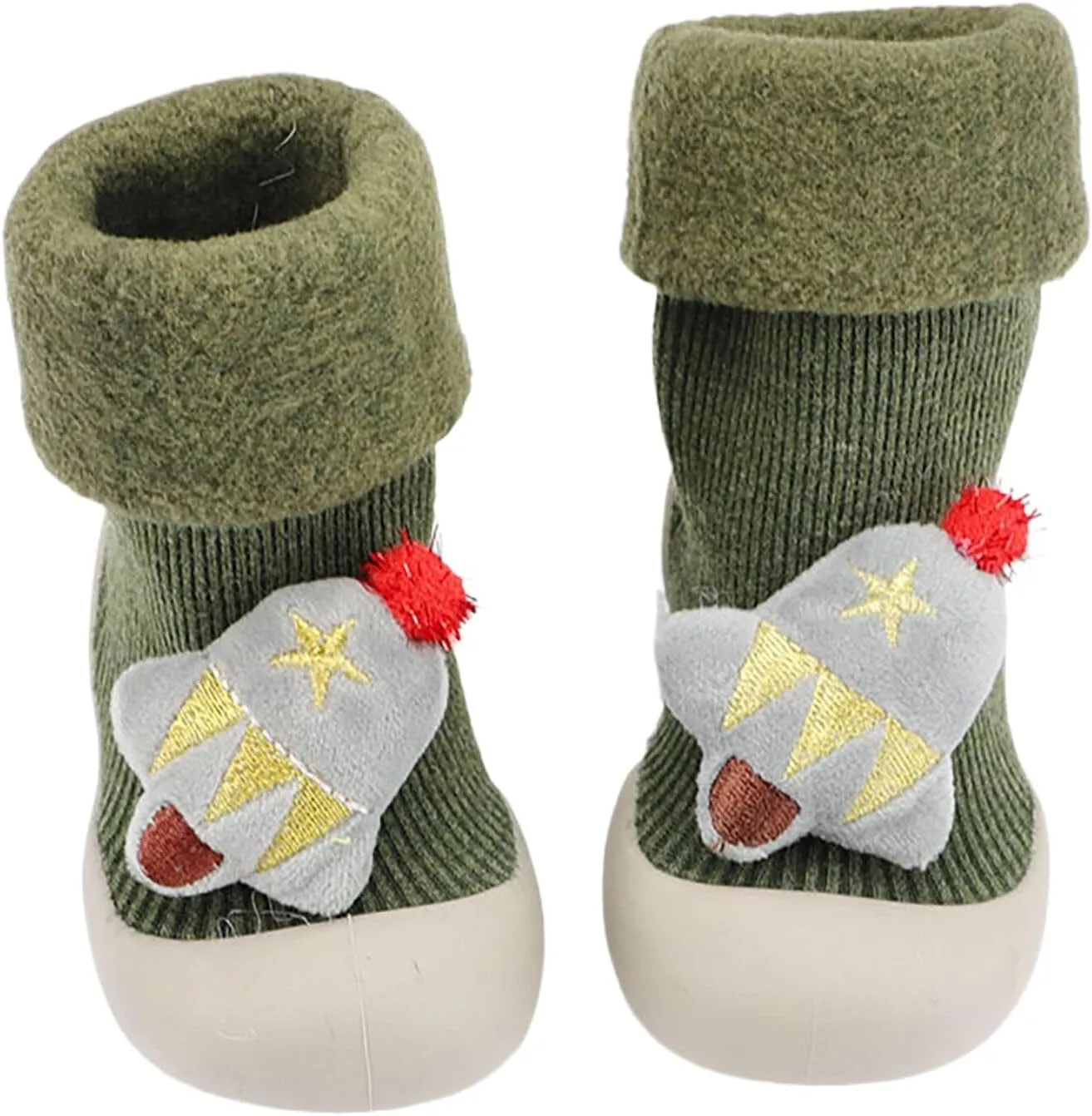 Baby First Walking Shoes Slip-On Slippers Newborn Floor Slipper Breathable Cotton Mesh Socks Shoes Crib Shoes