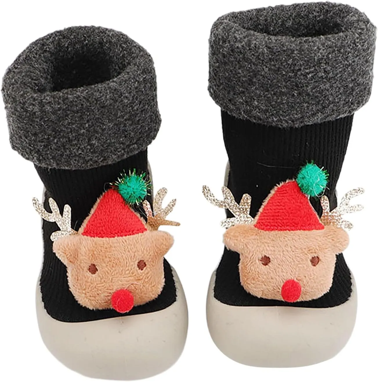 Baby First Walking Shoes Slip-On Slippers Newborn Floor Slipper Breathable Cotton Mesh Socks Shoes Crib Shoes
