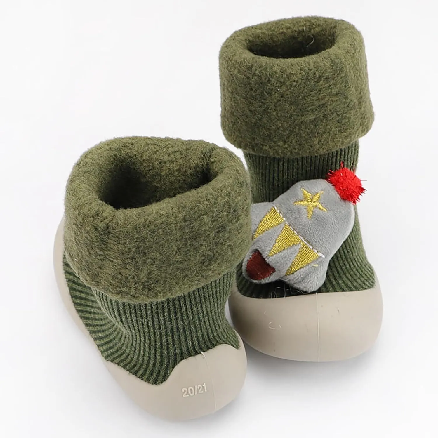 Baby First Walking Shoes Slip-On Slippers Newborn Floor Slipper Breathable Cotton Mesh Socks Shoes Crib Shoes