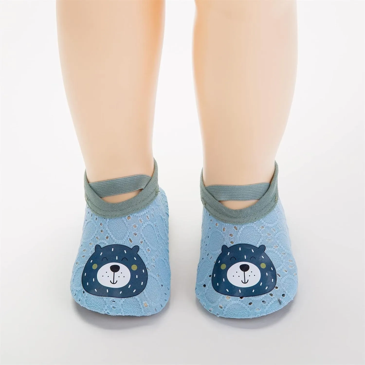 Baby Girl Shoes,Kids Boys Girls Cartoon Animal Pattern Socks Barefoot Shoes Socks Non Slip Floor Mesh Shoes Cute B