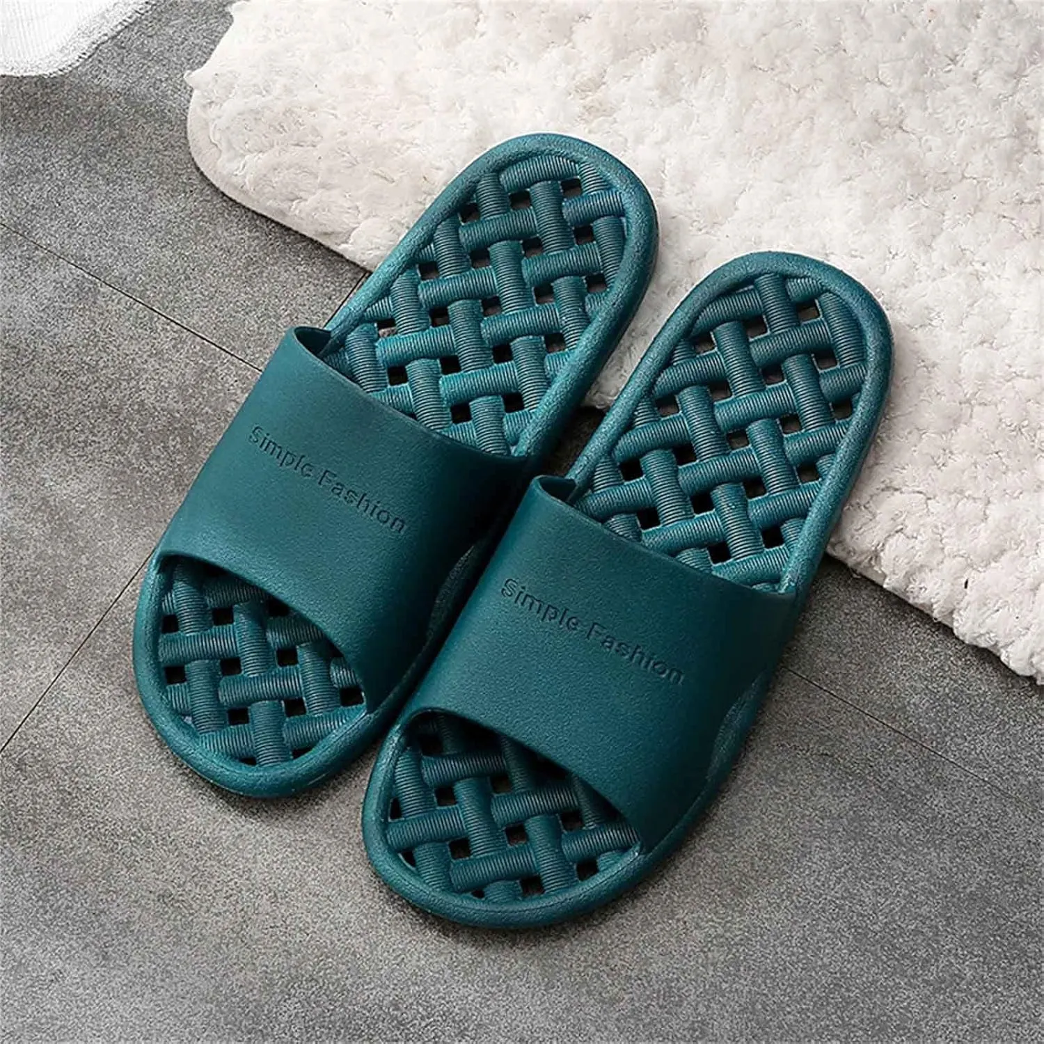 Bathroom Slippers Men Shower Shoes Women Cloud Slippers for Men Slides for Women Living Room Ultra Comfort Non Slip