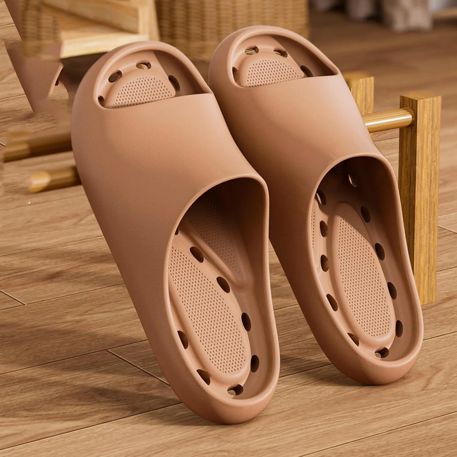 Bathroom Slippers Men Shower Shoes Women Mens Shower Shoes Slides for Women Spa Soft Sole Gym Slippers