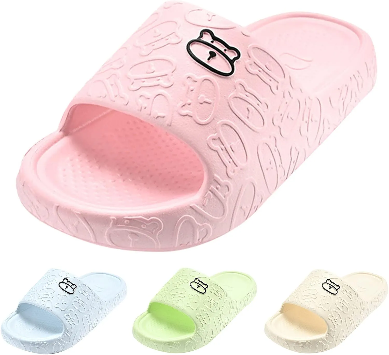 Bathroom Slippers Shower Shoes with Drainage Holes House Slippers Bathroom for Men Women Home Slides