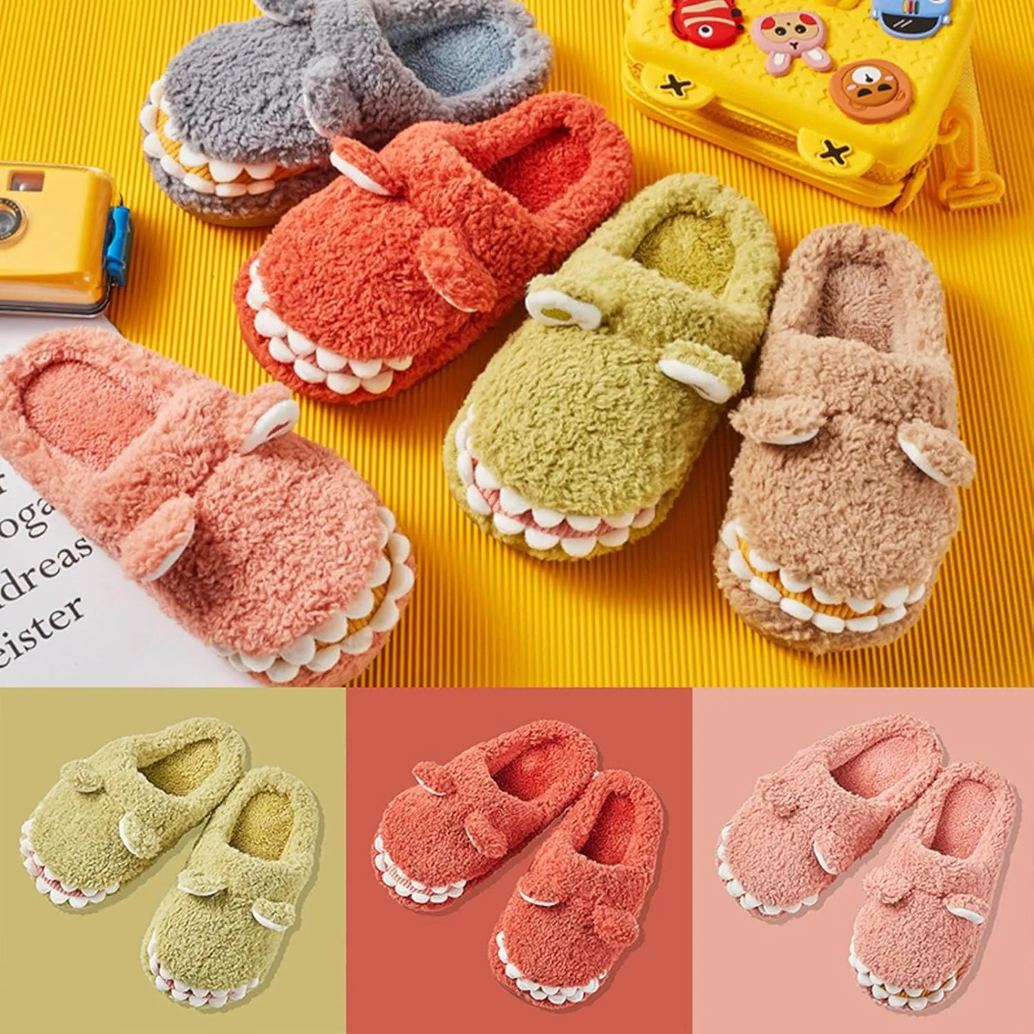 Bedroom Slippers For Kids Cotton Slippers Girls Boys Slippers Memory Foam Comfy House Girls Slippers Little Kid 13