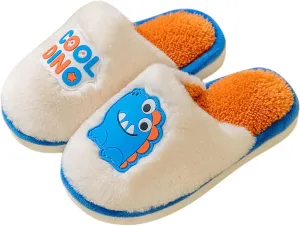 Big Kid Slippers Autumn And Winter Children Slippers Girls Boys Flat Non Slip Short Plush Warm Fuzzy Kids Slippers Girls
