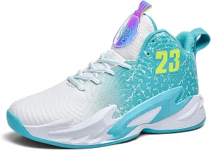 Boys Basketball Shoes Breathable Indoor Athletic Shoes Youth Outdoor Fashion Sneakers Comfortable Basketball Shoes for Girls