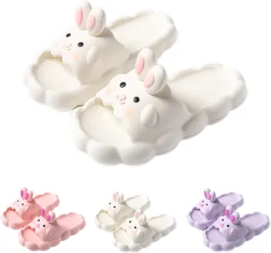 Bunny Slippers Bathroom Slippers Girl Summer Cartoon Cute Rabbit Home Non-slip Slippers