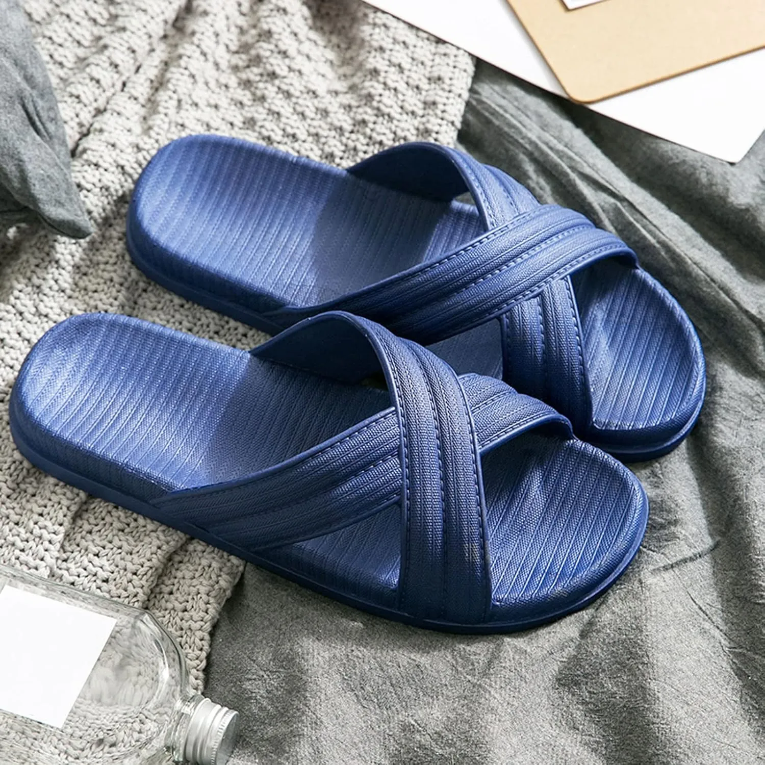 Cloud Slippers for Men Shower Shoes Women Mens Shower Shoes Womens Slides Quick Drying Beach Public Slippers