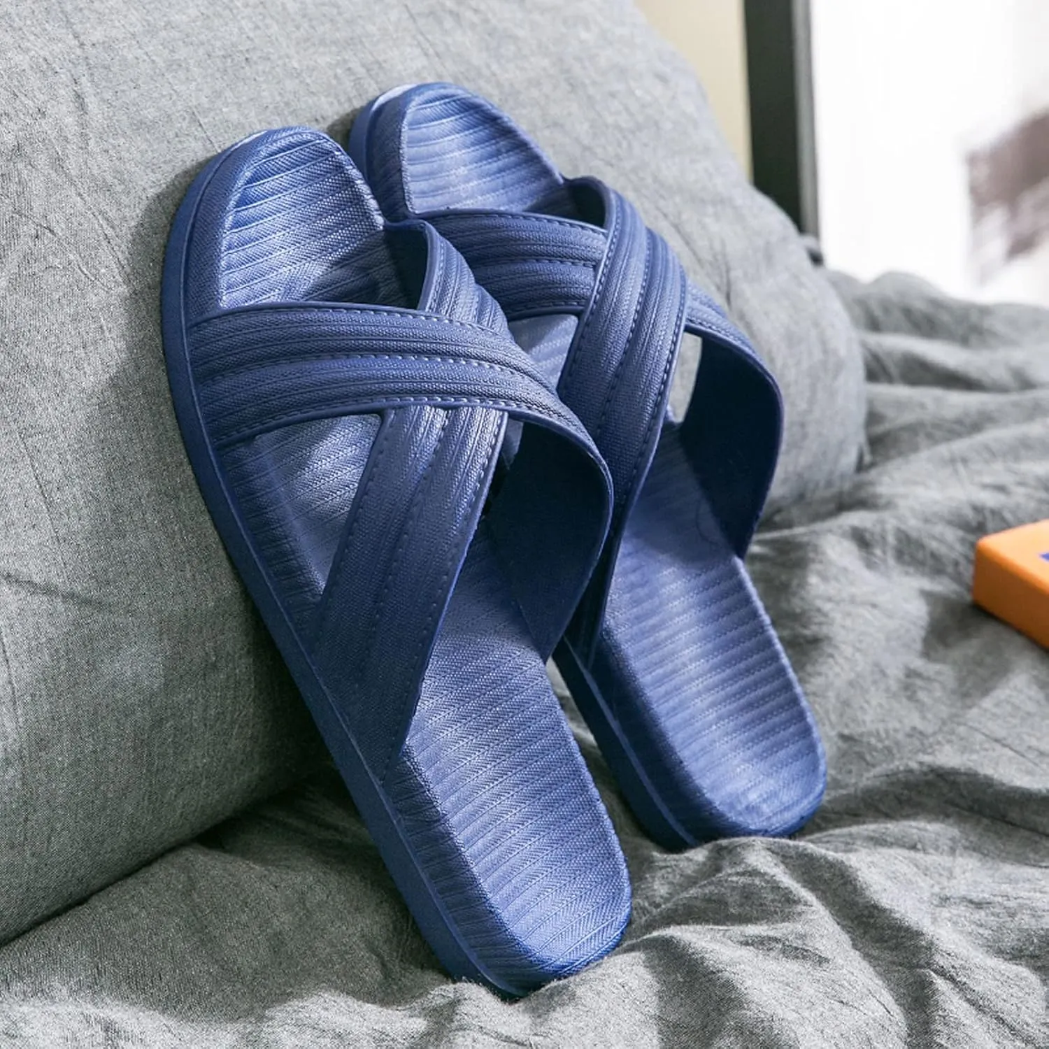Cloud Slippers for Men Shower Shoes Women Mens Shower Shoes Womens Slides Quick Drying Beach Public Slippers
