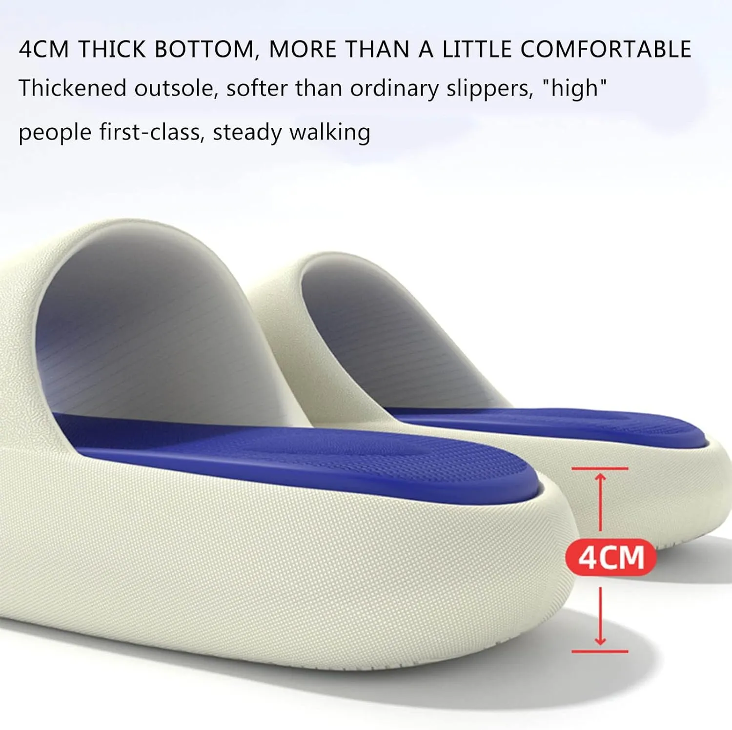 Cloud Slippers for Men Shower Shoes Women Mens Shower Shoes Womens Slides Quick Drying Beach Public Slippers