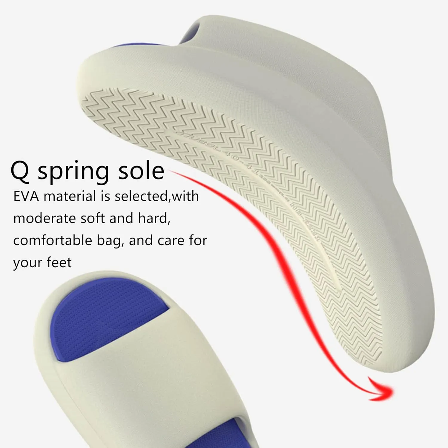 Cloud Slippers for Men Shower Shoes Women Mens Shower Shoes Womens Slides Quick Drying Beach Public Slippers