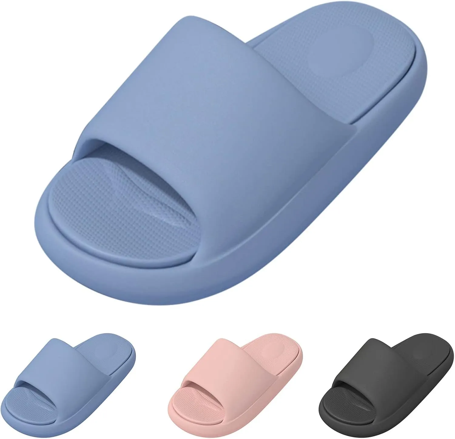 Cloud Slippers for Men Shower Shoes Women Mens Shower Shoes Womens Slides Quick Drying Beach Public Slippers