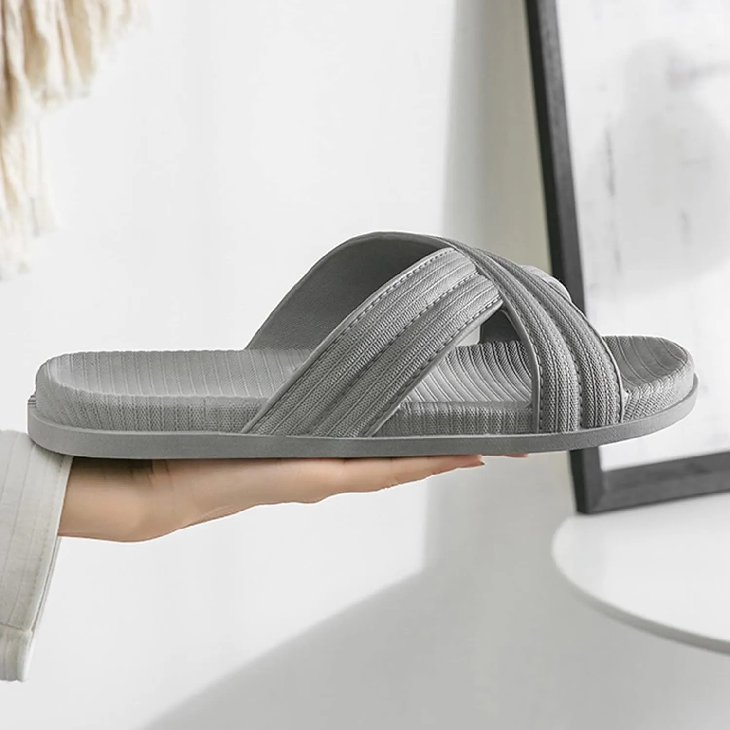 Cloud Slippers for Men Shower Shoes Women Mens Shower Shoes Womens Slides Quick Drying Beach Public Slippers