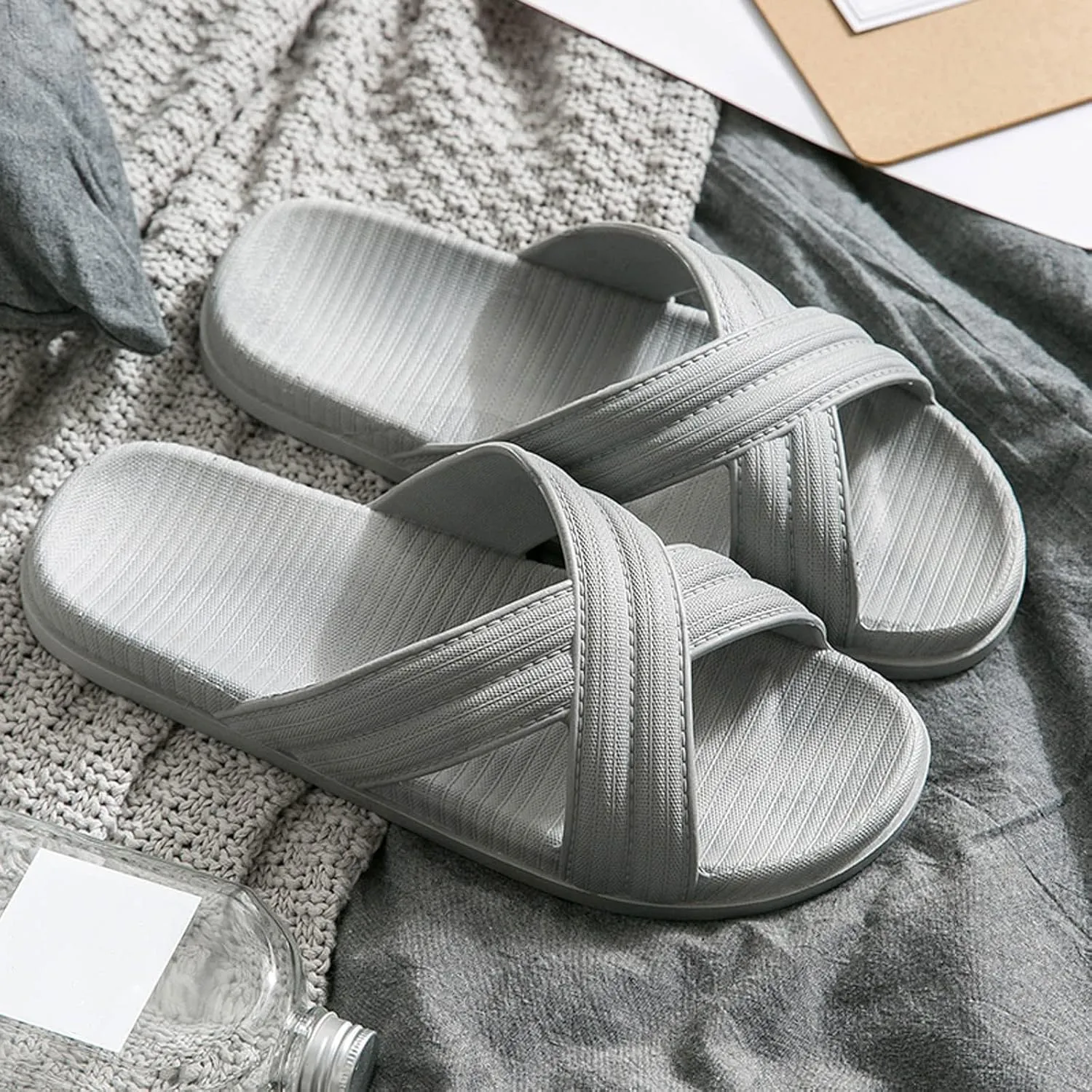 Cloud Slippers for Men Shower Shoes Women Mens Shower Shoes Womens Slides Quick Drying Beach Public Slippers