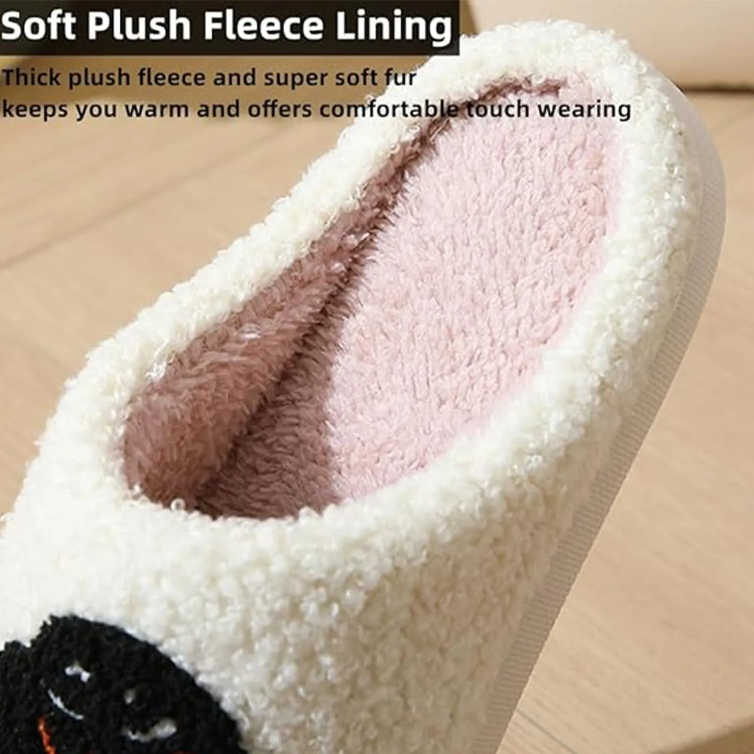 Dachshund Dog Slippers For Women Men, Fuzzy Memory Foam Kawaii Cartoon Animal Slippers, Winter Warm Fluffy Shoes, Slip On House Shoes