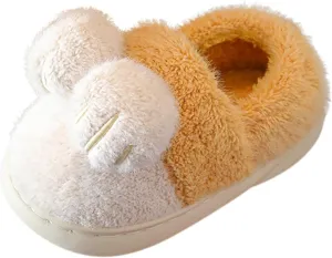 EnJoCho Boys Girls Home Slippers Bedroom Slippers for Kids Cotton Slippers Girls Boys Slippers Memory Foam Comfy House Shoes