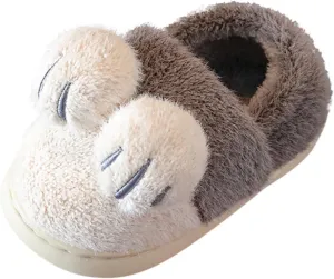 EnJoCho Boys Girls Home Slippers Bedroom Slippers for Kids Cotton Slippers Girls Boys Slippers Memory Foam Comfy House Shoes