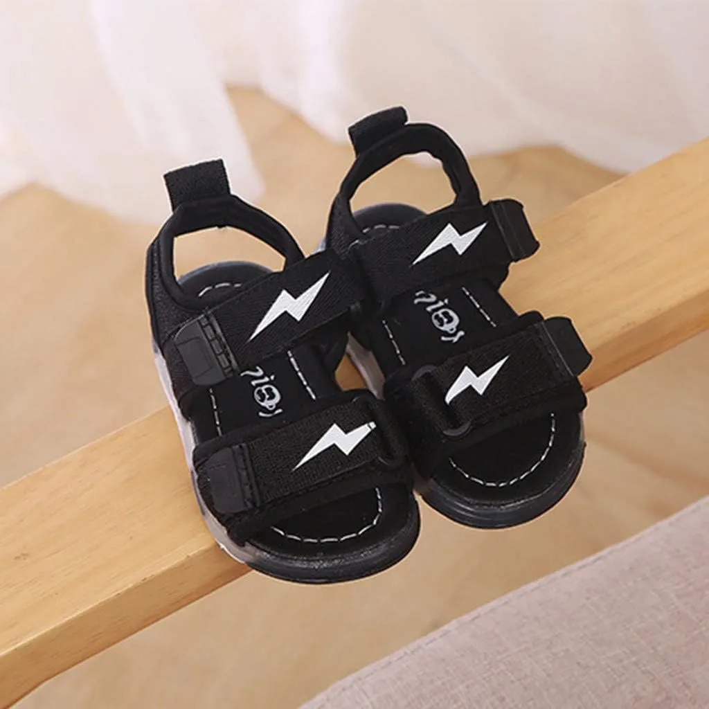 EnJoCho Toddler Unsex LED Summer Sneakers,Kids Sport Summer Boys Girls Baby Sandals LED Luminous Shoes Sneakers for 1-6Years