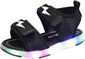 EnJoCho Toddler Unsex LED Summer Sneakers,Kids Sport Summer Boys Girls Baby Sandals LED Luminous Shoes Sneakers for 1-6Years