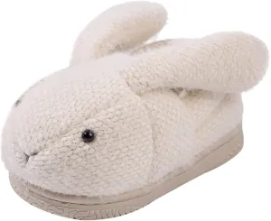Fashion Cute Autumn and Winter Boys and Girls Slippers Flat Bottom Round Toe Soft Warm and Girls Princess Slippers