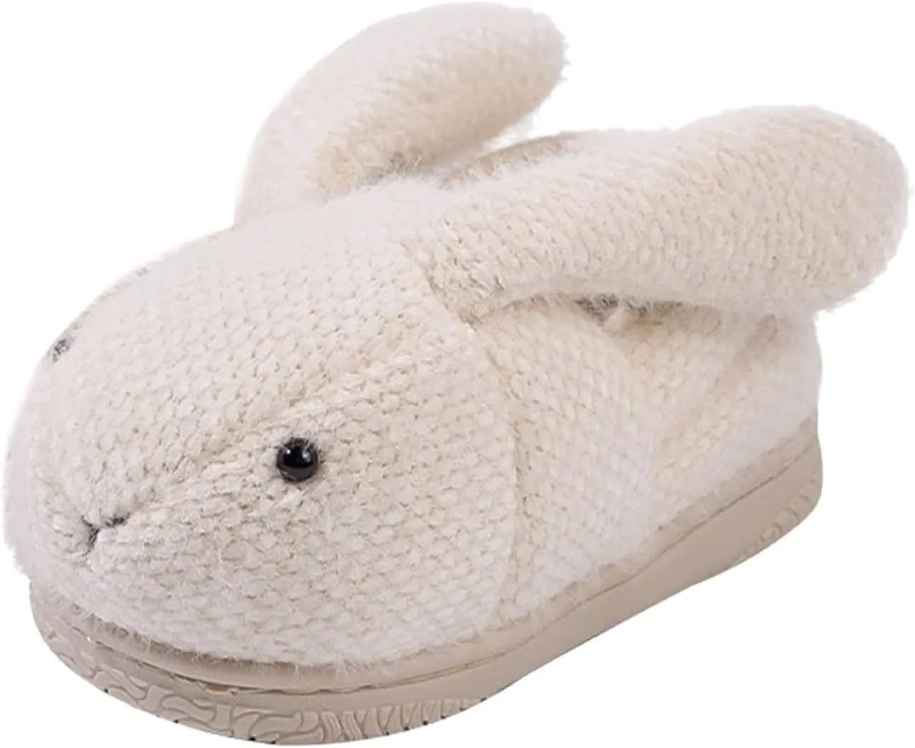 Fashion Cute Autumn and Winter Boys and Girls Slippers Flat Bottom Round Toe Soft Warm and Girls Princess Slippers