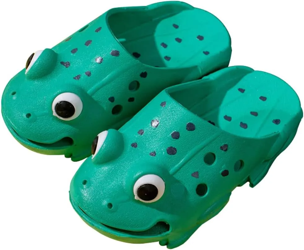 Frog Slippers Frog Sandals Unisex Cartoon Animal Slippers House,Bathroom&Pool Slippers