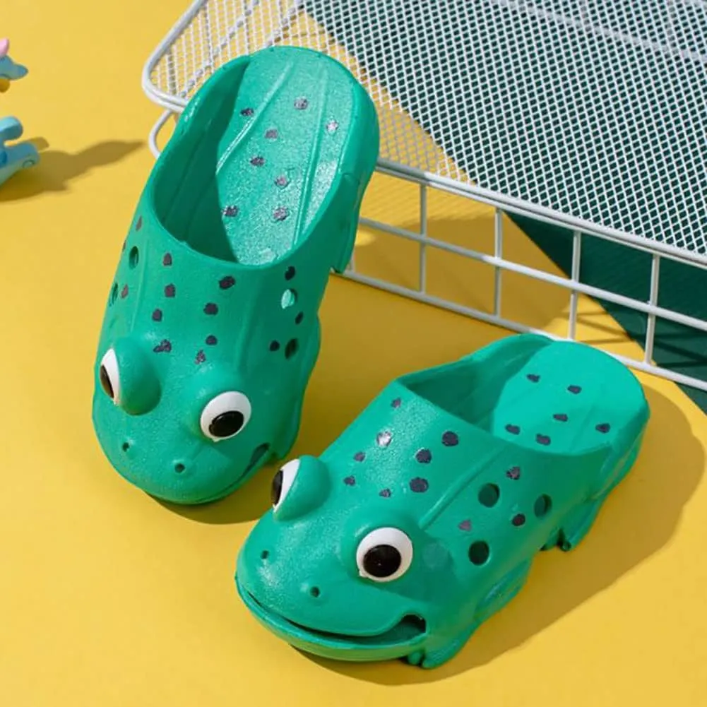 Frog Slippers Frog Sandals Unisex Cartoon Animal Slippers House,Bathroom&Pool Slippers