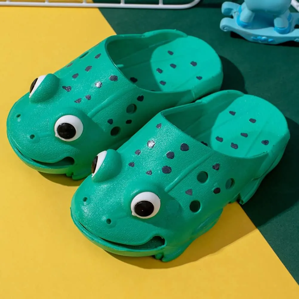 Frog Slippers Frog Sandals Unisex Cartoon Animal Slippers House,Bathroom&Pool Slippers