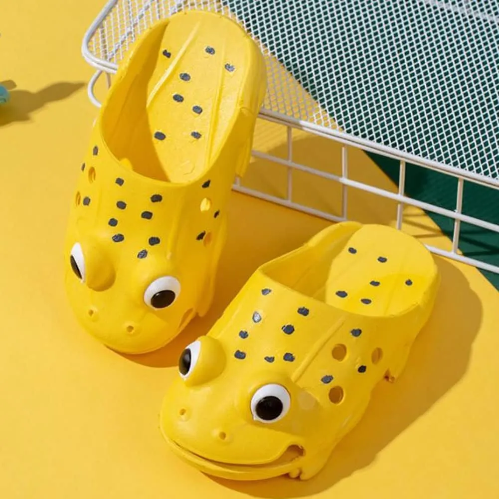 Frog Slippers Frog Sandals Unisex Cartoon Animal Slippers House,Bathroom&Pool Slippers