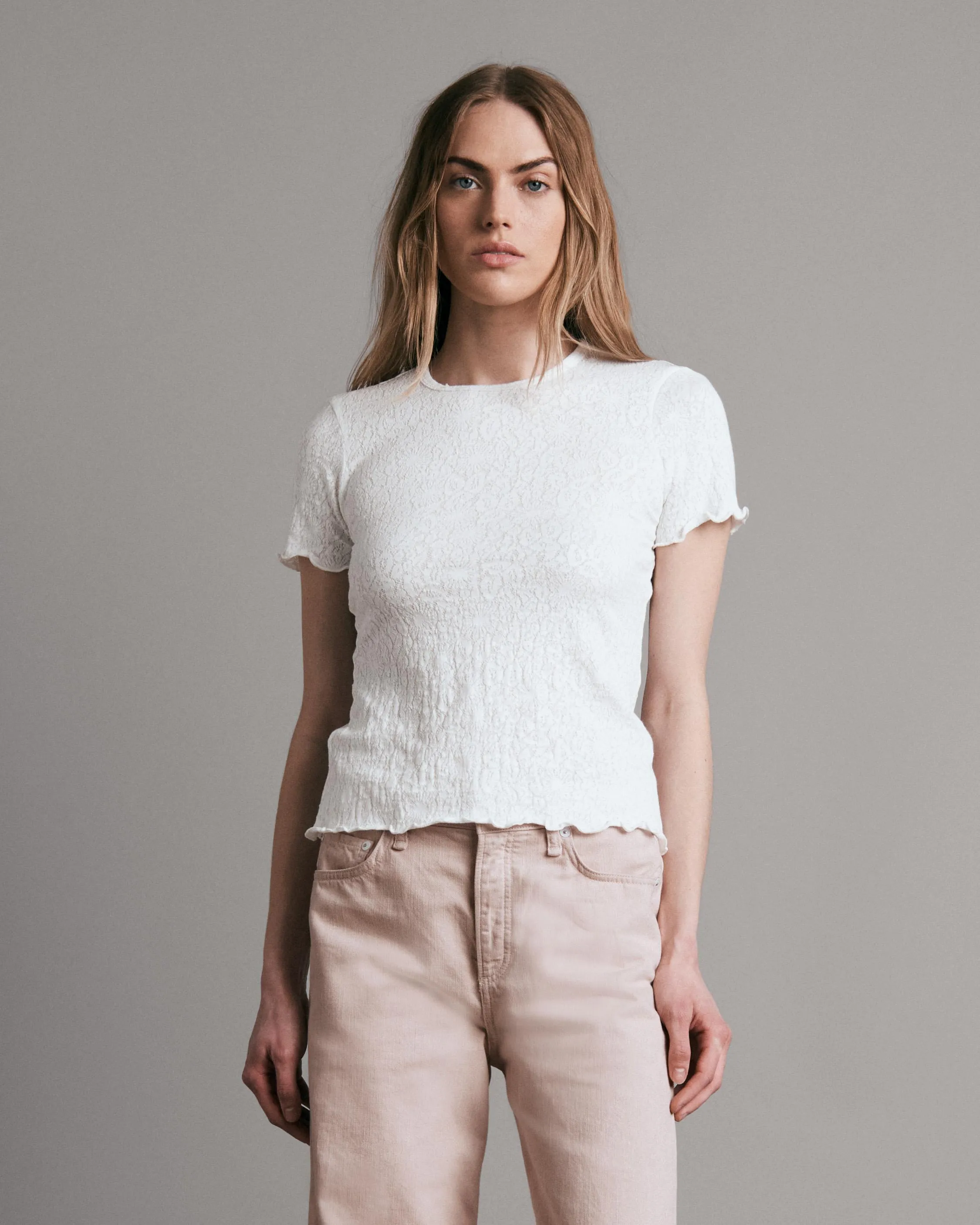 Gemma Jacquard T-Shirt