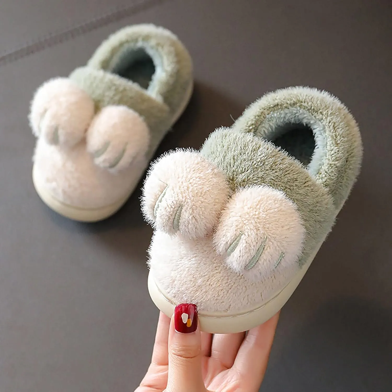House Slippers for Kids Bedroom Slippers for Kids Cotton Slippers Girls Boys Slippers Little Girls Sandals