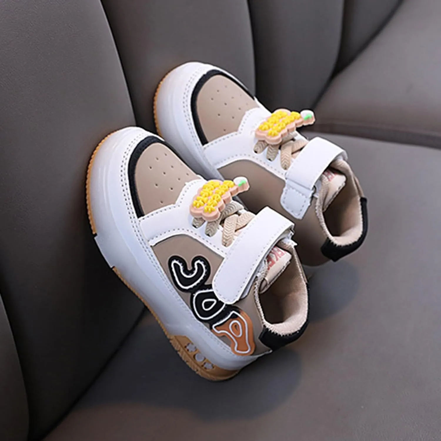 Infant Toddler LED Sneakers Boys Girls Light Up Breathable Lightweight Soft Sole Cute Luminous Shoes for Tennis