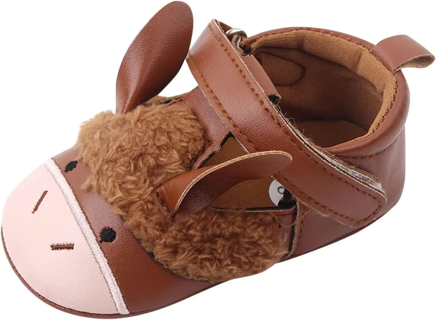 Infant Toddler Shoes Soft Sole Cartoon Animals Hook Loop Casual Shoes Princess Shoes Toddler Shoes Size One Baby Girl