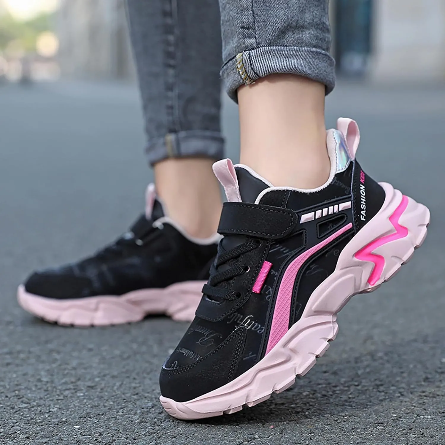 IWIHMIV Running Shoes for Boys Kids Athletic Shoes Kids Tennis Shoes Boys Kids Tennis Running Shoes Lightweight Sneakers