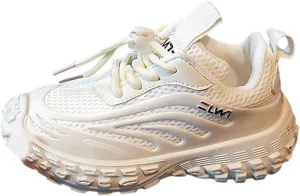 IWIHMIV Running Shoes for Kids Sneakers Boys Girls Tennis Shoes for Running Athletic Sports Lightweight Breathable Walking Shoes