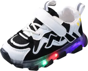 Kid Shoes Baby Boys Girls Led Light Luminous Running Sport Shoes Toddler Lightweight Fashion Mesh Flashing Sneakers