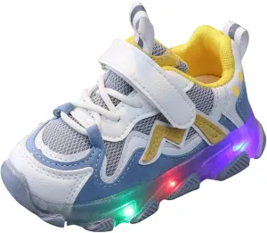 Kids Mesh Running Led Light Luminous Sport Shoes Baby Children Girls Baby Shoes Toddler Slippers Girl