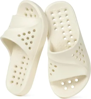 KVbabby Shower Shoes for Kids Massage Pool Slides with Arch Support Quick Drying Boys Girls Beach Sandals Non Slip Summer Bathroom Indoor House Slippers with Drain Holes