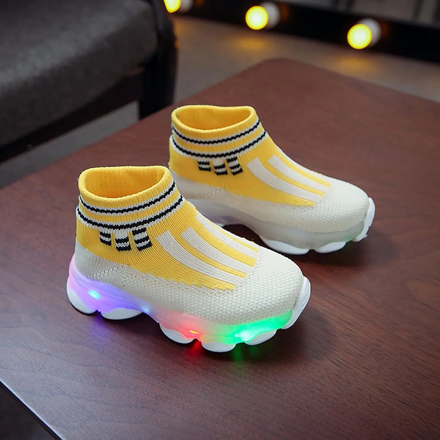 Led Light Children Sport Luminous Shoes Girls Kids Baby Shoes Little Kid Slip on Shoes