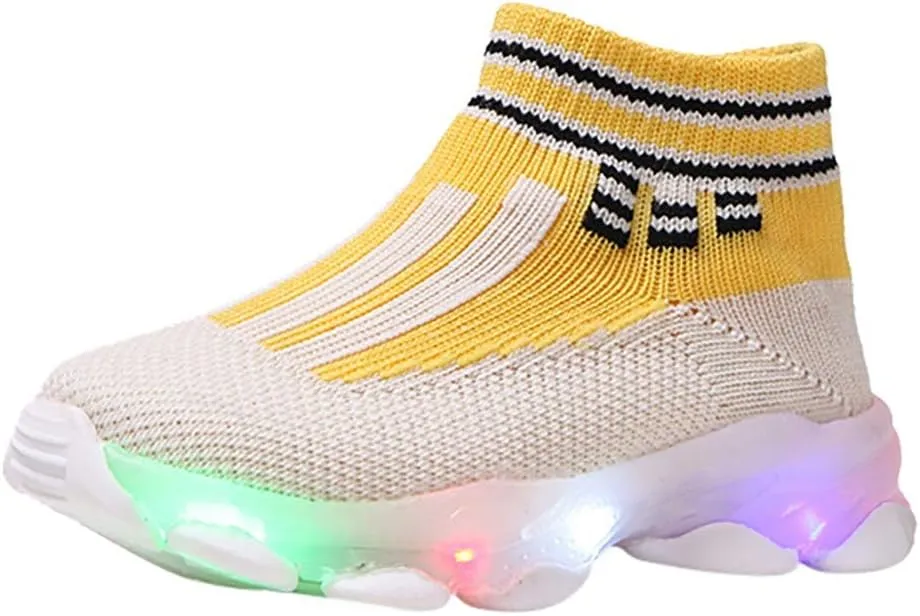 Led Light Children Sport Luminous Shoes Girls Kids Baby Shoes Little Kid Slip on Shoes