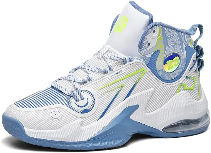Men's Basketball Shoes Breathable Non Slip Sneakers High Top Ultra-Light Fashion Outdoor Sports Shoes