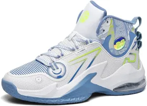 Men's Basketball Shoes Breathable Non Slip Sneakers High Top Ultra-Light Fashion Outdoor Sports Shoes