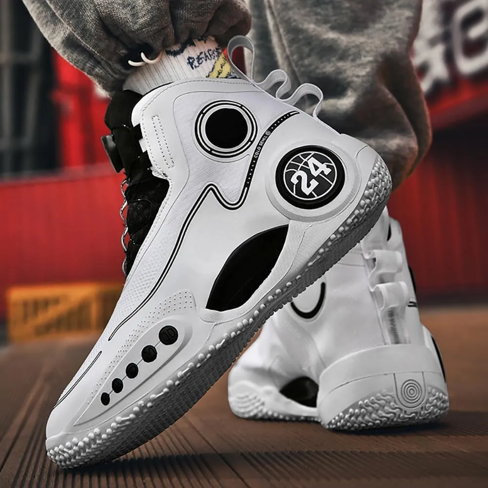 Mens Basketball Shoes Non Slip Sneakers Professional Basketball Sports Shoes for Men Running Shoes