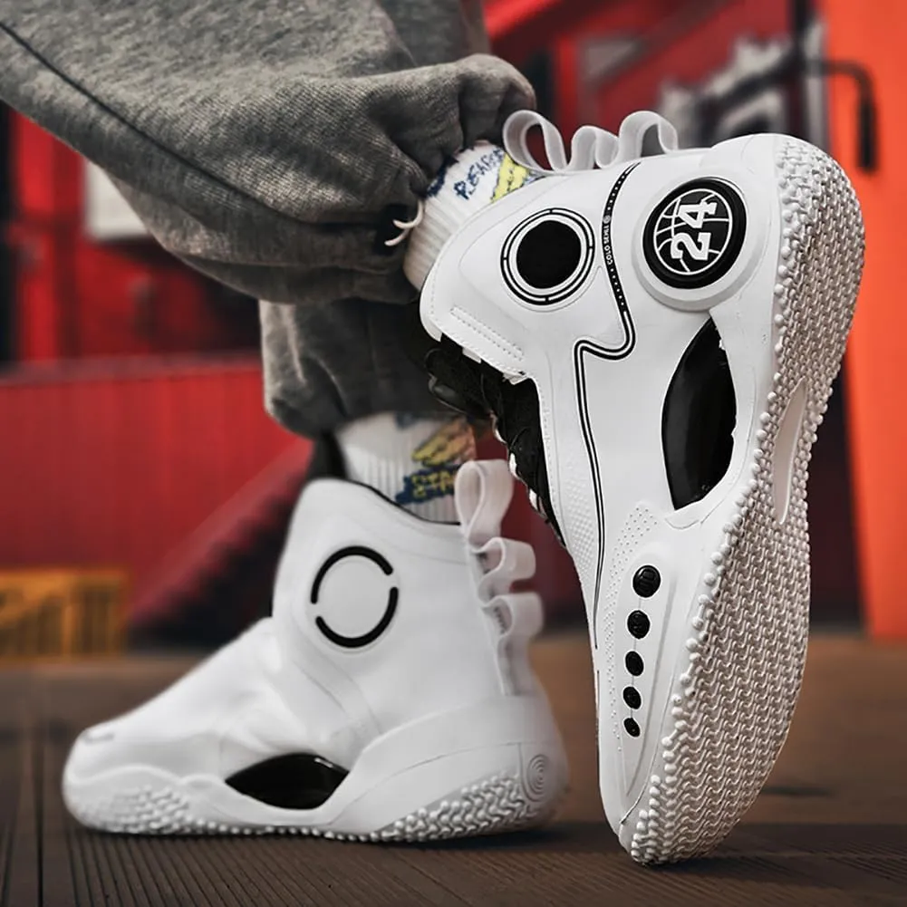 Mens Basketball Shoes Non Slip Sneakers Professional Basketball Sports Shoes for Men Running Shoes