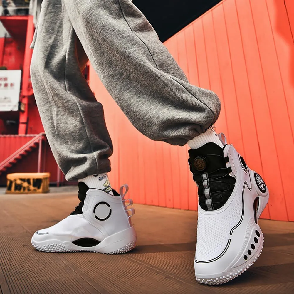 Mens Basketball Shoes Non Slip Sneakers Professional Basketball Sports Shoes for Men Running Shoes