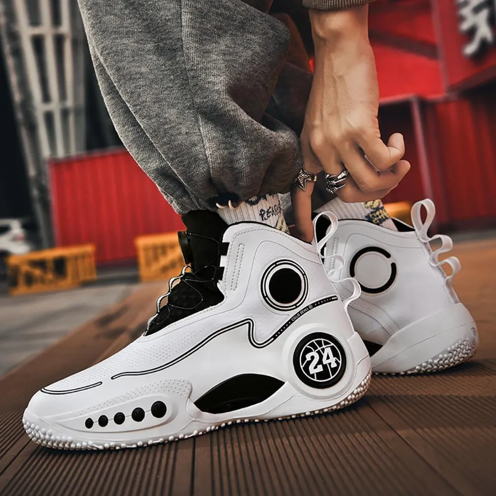 Mens Basketball Shoes Non Slip Sneakers Professional Basketball Sports Shoes for Men Running Shoes