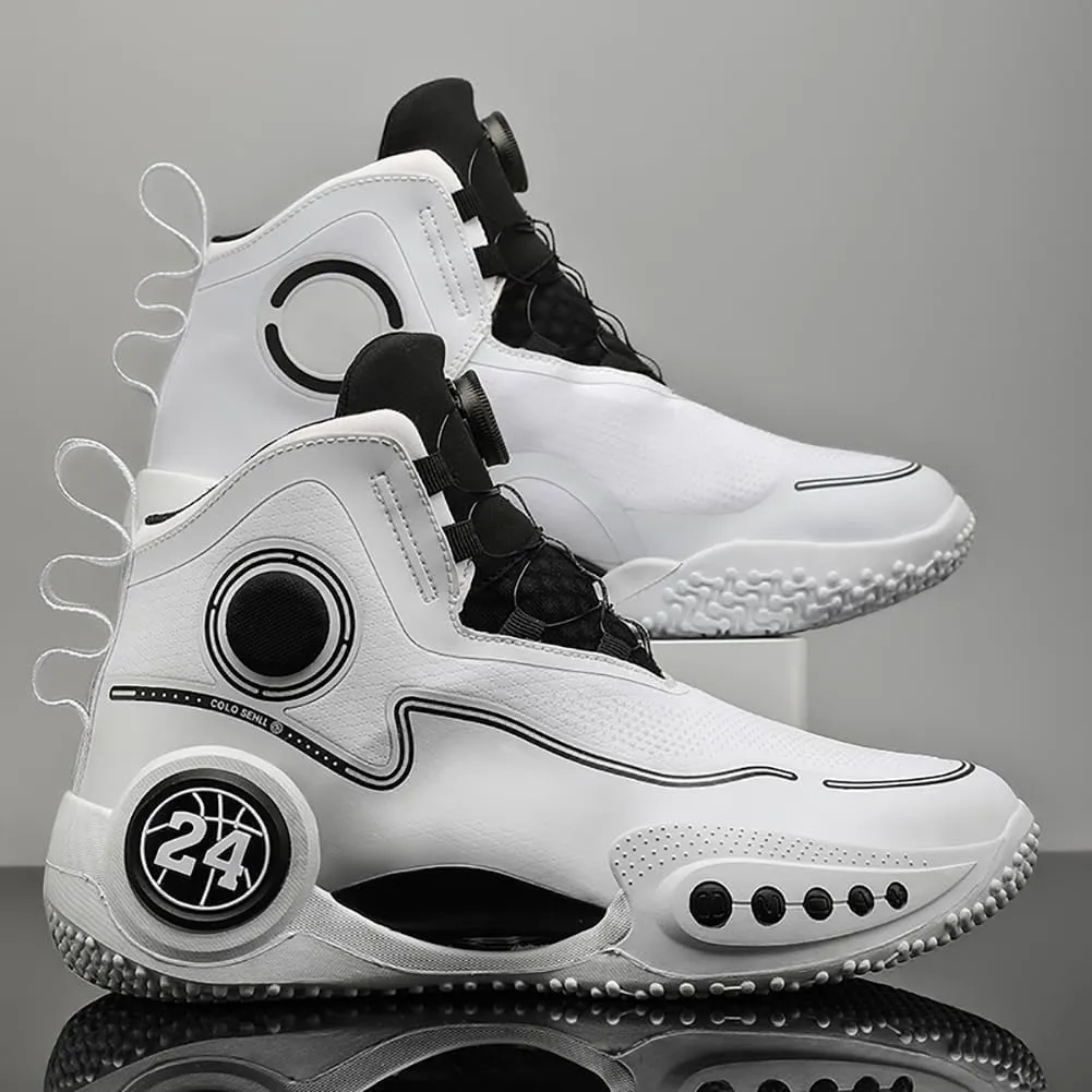 Mens Basketball Shoes Non Slip Sneakers Professional Basketball Sports Shoes for Men Running Shoes